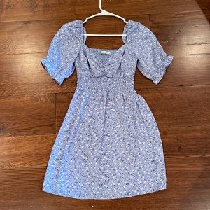 Babydoll dress - light blue floral size 00
